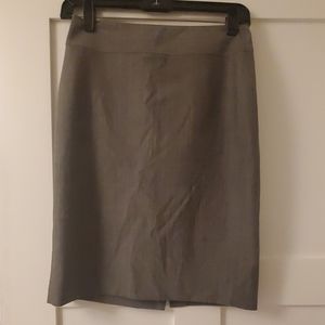 grey banana republic suit skirt business
